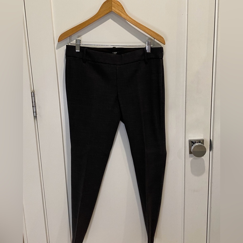 J Crew Minnie Pants Charcoal Gray New 6